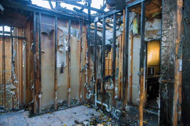 Professional Fire Damage Removal technician working in Pageland, SC